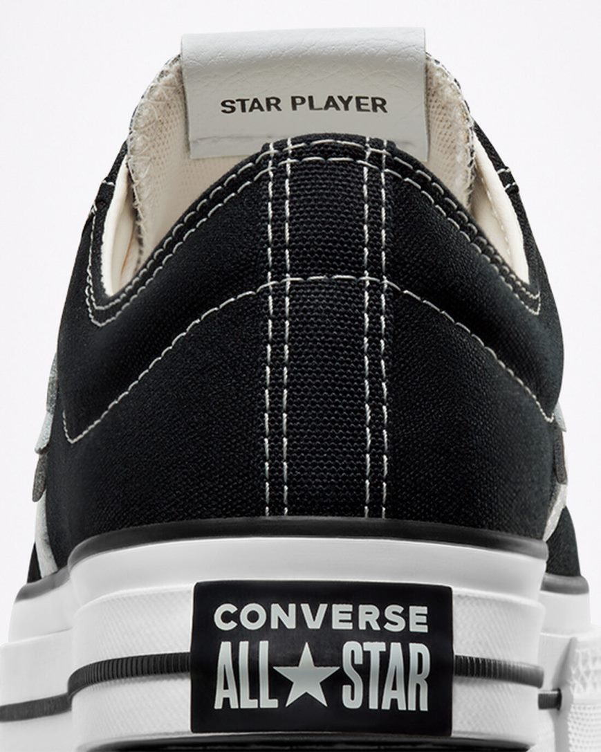 Tenisi Dama Converse Star Player 76 Negrii Albi Negrii | RO XDHCW625